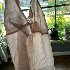 Antik Batik Silk Pink Sheer Blouse